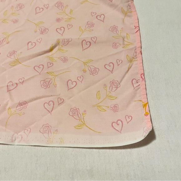 Vintage Disney Sleeping Beauty Princess Pink Flat Bed Sheet - Picture 14 of 16